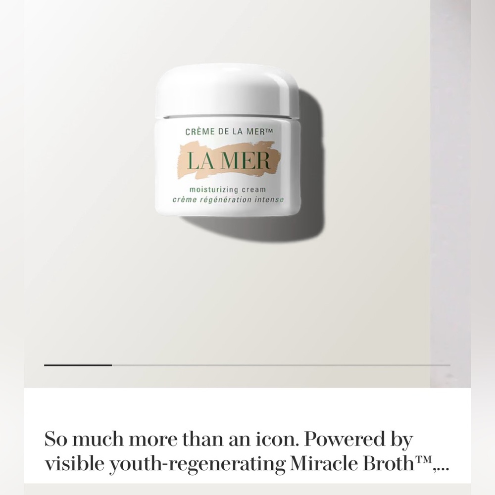 2 Oz La Mer Creme De La Mer Moisturizing Cream Skin Care. Sealed.